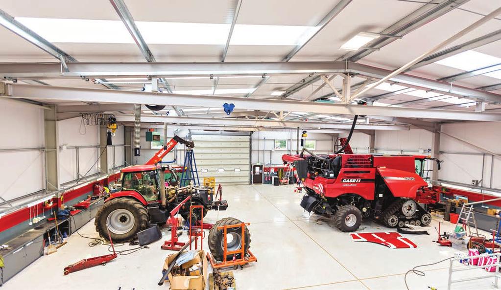 ABOUT THE CLIENT Leading agricultural equipment suppliers, Ernest Doe Power, invest in Dextra Lighting s energy-efficient products for their brand-new workshop in Framlingham, Suffolk.