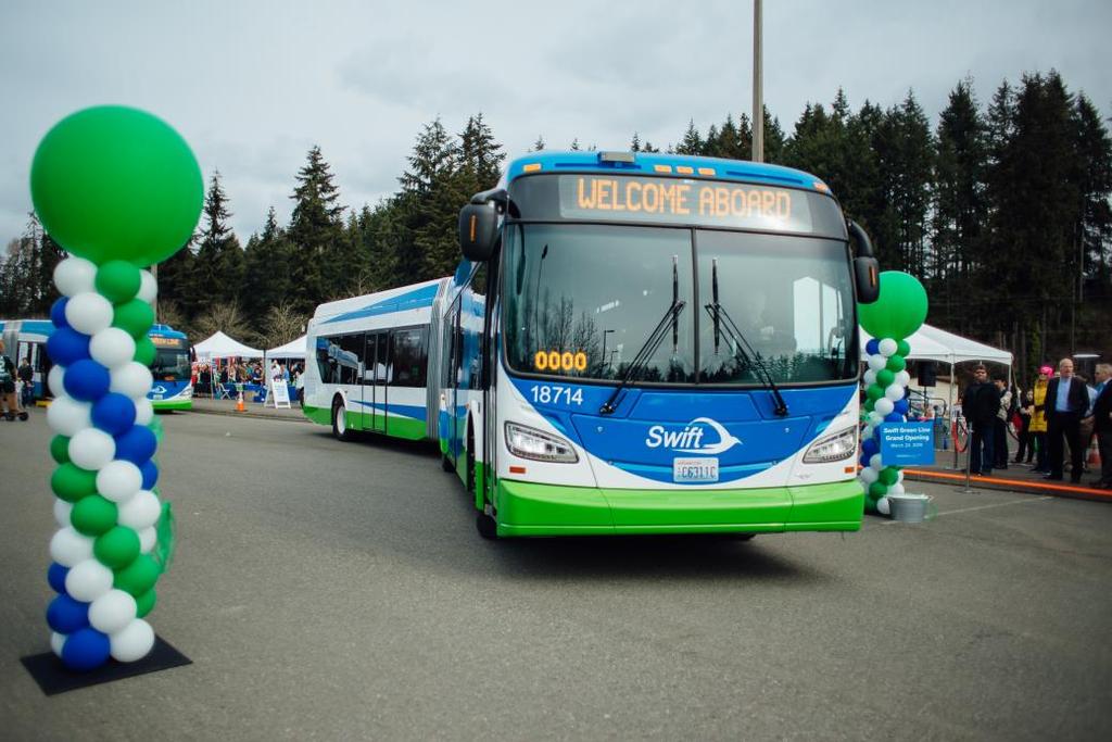 Swift Green Line Service Launched March 24, 2019 First week: #2 route in system