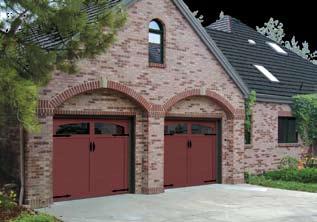 ArchCrest Doors give you the same look and feel of Carriage House Doors, but have an arched, handcrafted top panel design.