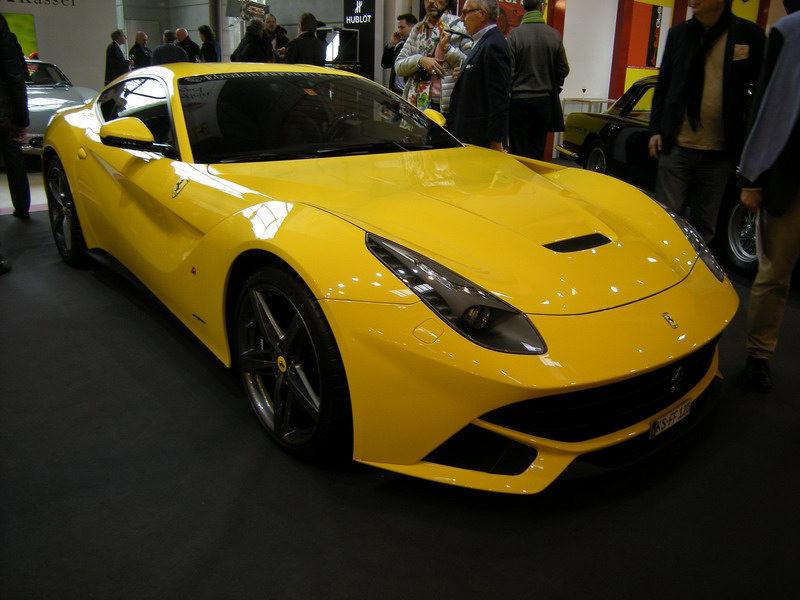 Sure the most recent car was on display there as well, the new F12 berlinetta