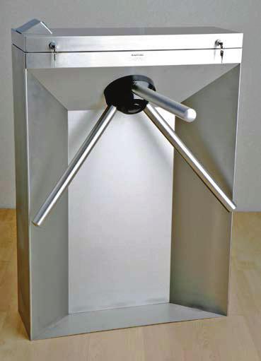 Triflo Radstar This turnstile offers the benefit of having a smaller footprint so where space is at a premium this unit is ideal yet still projects the image of uncompromising robustness and is