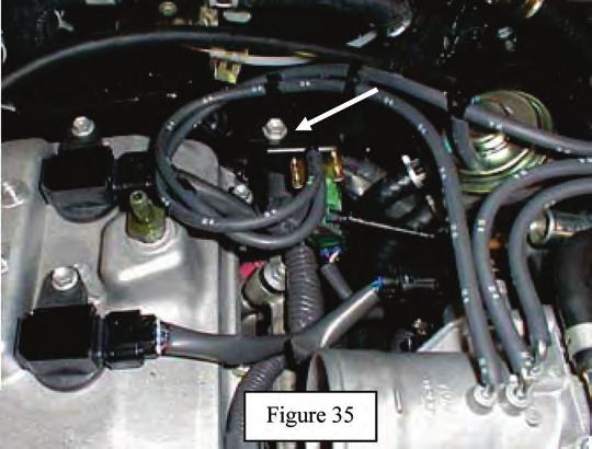 Reconnect the VSV hoses and EGR modulator hoses per the vacuum diagram on the under side of the vehicle hood. 83.