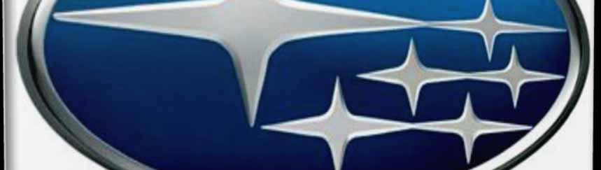Subaru: The six stars in the Subaru logo are