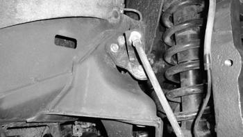 Trim the two portions of the factory brake line bracket as