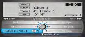Say a command like CD play track 1 to hear that song on a currently inserted CD.