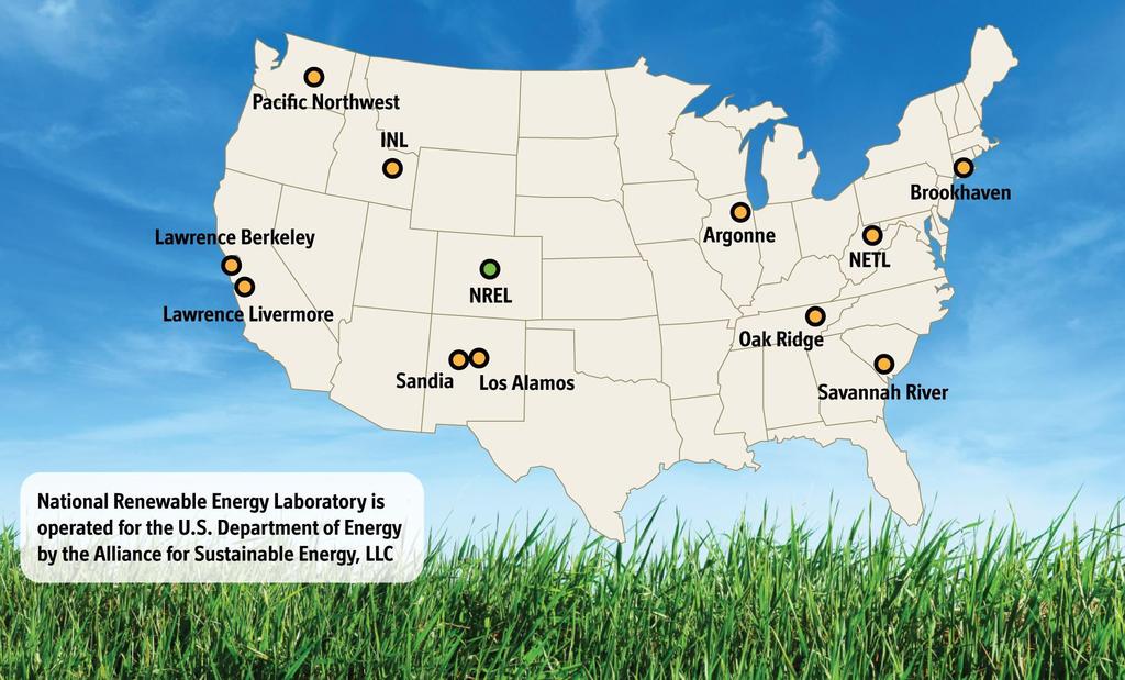 NREL is Part of the US