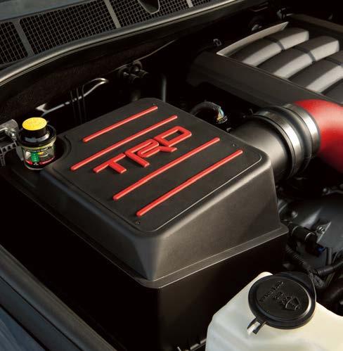installation with no cutting or drilling required (Tundra TRD Performance Air Intake shown.