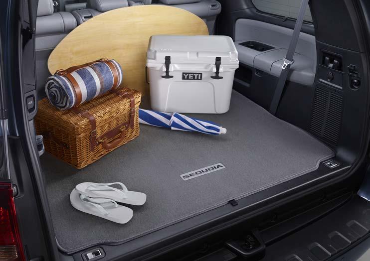 INTERIOR CARPET CARGO MAT 4 The ideal solution for helping keep the Sequoia s cargo area looking like new.
