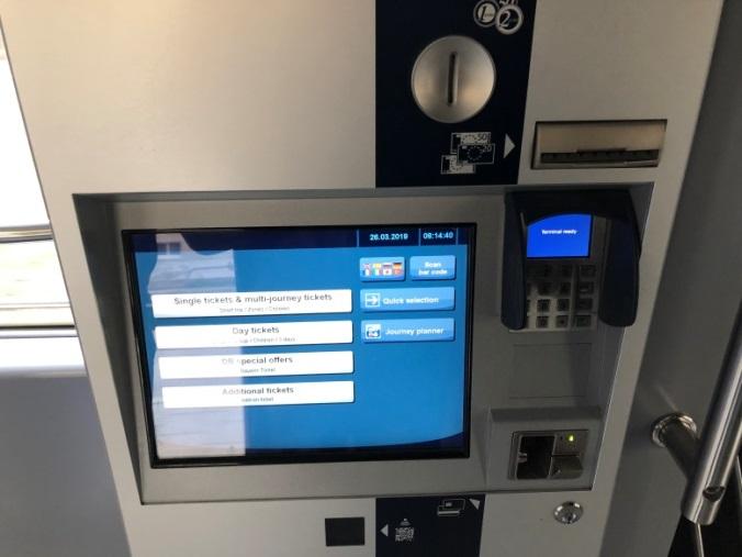 monthly passes - Ticket machines in all city