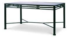 Augustine Metal Bar Table w/tempered glass W 46 D 18 H 39 AE-D41-88 Augustine Metal Server