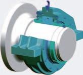 roller bearings. Hub bearing arrangement The adjusted bearing arrangement contains two tapered roller bearings.