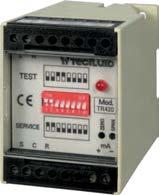 50/60 Hz / 24 VDC Consumption: <1 VA Outputs: 0-20 ma, 4-20 ma, 0-5 V, 0-10 V, 1-5 V, 2-10 V 2-wire system (on request) - 24VDC