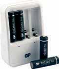 2V GP BATTERIES ReCyko+Pro Rechargeable Batteries c/w USB Charger BAT207U 1 Set 4 x AA 'ReCyko + Pro' Batteries with FREE USB Charger GP BATTERIES