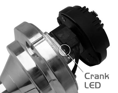 wire terminal is marked with a band. Be sure to connect the #1 plug wire to this terminal. Cam and Crank LEDs: There are two LED lights at the base of the module in the distributor.
