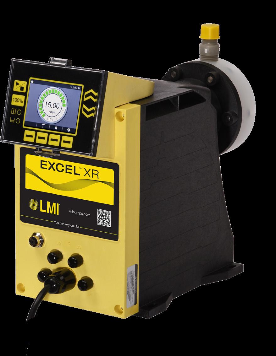 DATA SHEET EFFICIENT RESPONSIVE INTELLIGENT CONTROL Applications Whatever your application, the EXCEL XR metering pump can provide the performance you need.