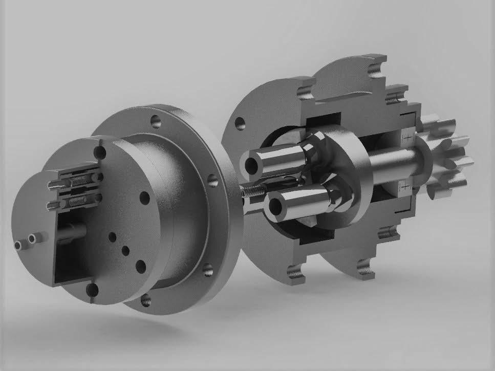 48 Tomiji WATABE and S.d.g.s.p. GUNAWARDANE Fig. 1 Axial piston pump designed for the hybrid HST system of Sri Lanka Coast Use Since the pump of Fig.