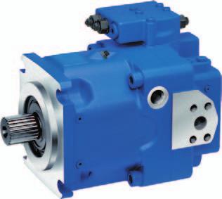 14 GoTo Europe Pumps Axial piston pumps Axial piston variable displacement pump A11VO series 1 Size 40 95 Nominal pressure 350 bar Peak pressure 400 bar Open circuit Predominantly designed for use in