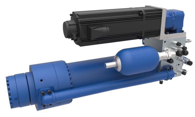 Self-contained linear actuators Electromechanical
