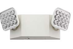 with Extra Face Plate and Color Panel LED Exits LQM S W 3 R 120/277 EL N M6 White Thermoplastic LED Exit, Single