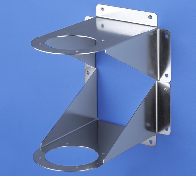 System 100 Chemical Resistant (CR) Table Mounting (TM) Wall Bracket Technical Description Part No.: 2-10035 /-22 Used for System 100 wall or table mounted extraction arms.