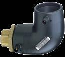 ELECTROFUSION FITTINGS 90 TRANSITION ELBOW - MALE BRASS BSP OUTLET 20 x /2" 25 x 3/4" 32 x /2" 32 x 3/4" 32 x./4" 32 x./2" 40 x " 40 x./4" 40 x.