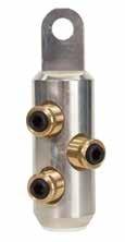 BOL-T LOADBREAK REDUCING TAP PLUG BOL-T Loadbreak Reducing Tap Plug (BLRTP) is 200 A, three-phase fault close rated. It incorporates internal threads that mate with the stud in the apparatus bushing.