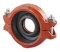 130 VSH Shurjoint Couplings 7706 Reducing coupling (with E gasket) d1 d2 z1 z2 l1 l2 Dimension Article No. l1/l2 z1 z2 Painted red Galvanized 48.3 x 42.4 (DN40 x DN32) 177061512E02 177061512E03 23 0.