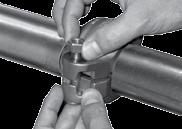 The Fast-Fit gasket design allows for the direct insertion of the pipe ends into the