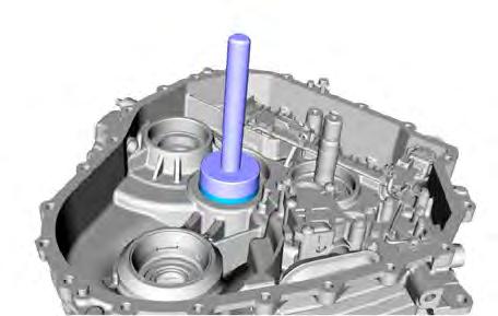 PAGE 11 OF 25 E152113 FIGURE 17 14. Install the new transmission case side transfer shaft bearing cup. See Figure 18.
