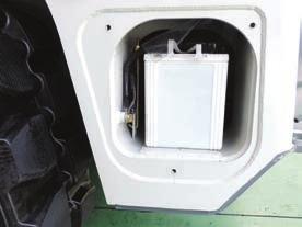 TOUGH, POWERFUL, RELIABLE Pilot Operated Controls Battery Access Panel Lower Cross Member & Step