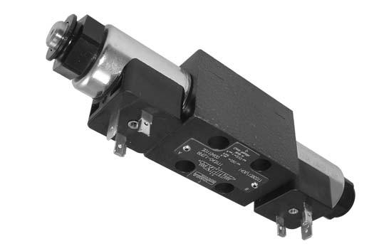 Solenoid - Operted Directionl Control Vlves RPEL-0 05/0 Size 0 (D 0) 50 r (600 PSI) 0 l/min (8.