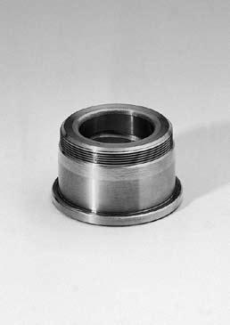 Guide Bushes with Collar, 210.85. Bronze-coated to AFNOR 207.48. Slotted Nuts 210.85. Guide Bush with Collar Mounting example: Recieving bore tolerance: H6 Guide pairing: We recommend the use of guide pillars from pairing class.