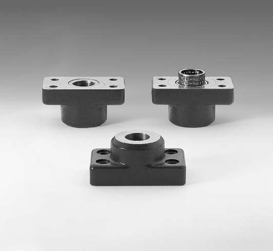 Rectangular Mounting Flanges 2031.02./.34./.42. Ball Cages 206.71. 2031.34. Mounting Flange with Sintered Ferrite Guide Bush, carbonitrided 2031.42. Mounting Flange for Ball Bearing Guide Mounting Examples: to be ordered separately: Ball Cage 206.