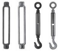down snug Turnbuckles Swivel Ring Twists (List details below) Manufacturer s name or trademark and turnbuckle size is permanently