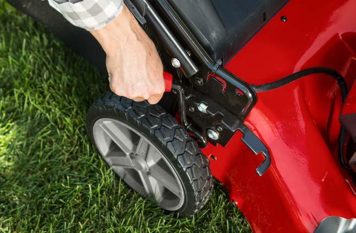 mower delivers superior performance and added convenience.
