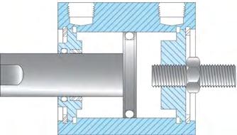 Many compact cylinders come standard with external grooves in their bodies for easy mounting and adjustment of sensors. figure 15.