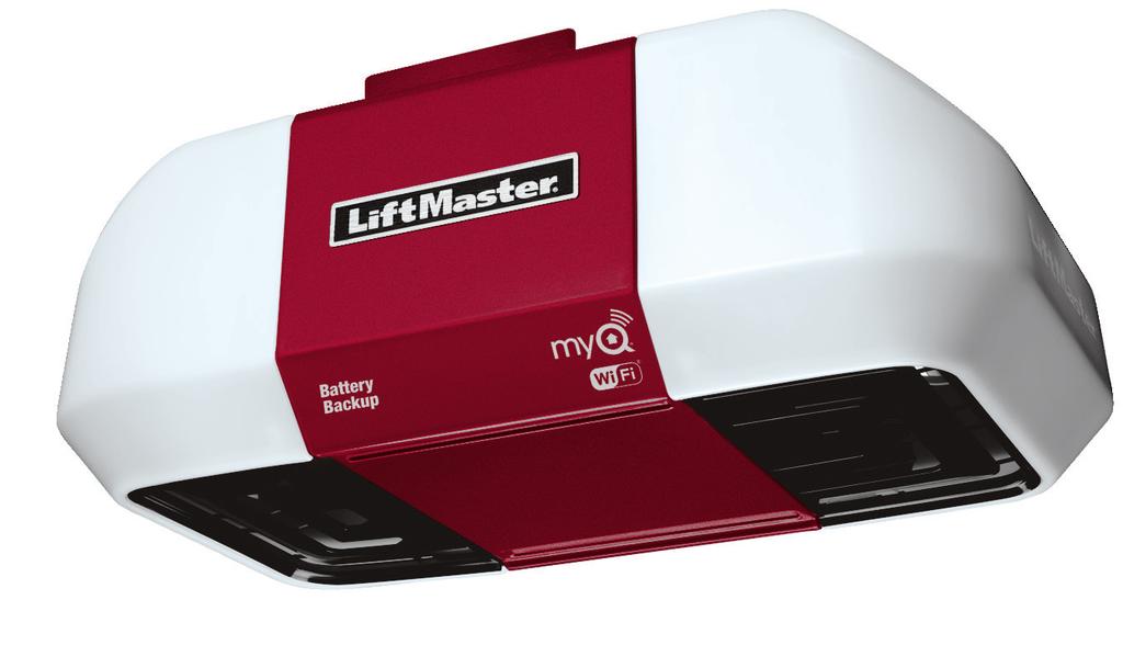 8550W DC Battery Backup Belt Drive Wi-Fi GET INTO THE GARAGE EVERY TIME, EVEN WHEN THE POWER IS OUT, WITH THIS LIFTMASTER ELITE SERIES WI-FI MODEL.
