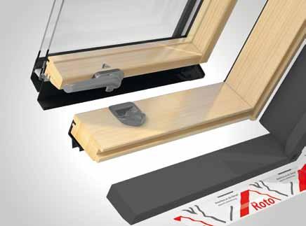 Roof window Designo R7 in timber with pre-fitted insulation collar Designo R7 top-third pivot roof window with pre-fitted insulation collar Timber The benefits at a glance Thermal transmission value