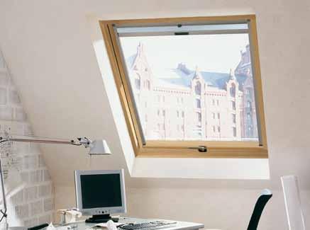Roof window Designo R7 in oak Designo R7 top-third pivot roof window Oak The benefits at a glance High pivot hinge minimal window protrudes back into living space One single handle at the bottom of