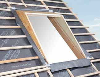 More living space for low roof sloping Multiple installations available on request Usage: from 15 Flashings Thermally insulated installation frame