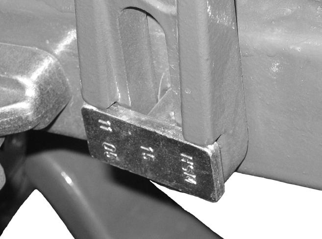 Connect draft beams A and B (6) (7) and the pitch cylinder (5) to the hitch frame (8) with the QD pins and lynch pins. Raise the stand and secure it in (9) place with its pin and lynch pin.