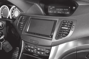 INSTALLATION INSTRUCTIONS FOR PART KIT FEATURES ISO Double DIN radio provision Painted charcoal gray APPLICATIONS Acura TSX 2009-up Table of Contents Acura TSX 2009-up.