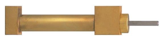 3/8 BORE BRASS MINIMATIC CYLINDER 3BDS- Mount: Block Available Stroke Lengths:, 2, 3, 4, 5, 6 Add -T after stroke for a 5-40 x /2 rod thread 2.
