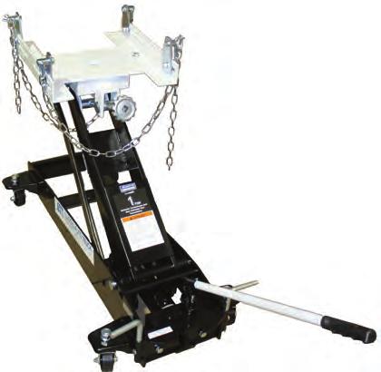 and the Transmission Jack handles up to 1 ton. Heavy duty casters are included with each jack for easy positioning.