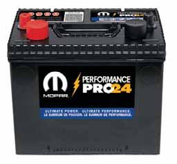 PERFORMANCE PRO 24 COMMERCIAL/MARINE/UTILITY BATTERY 12-month free replacement Maintenance-Free High-tech construction designed for reliable performance Provides power needed by onboard accessories,
