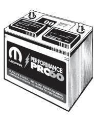 MOPAR BATTERY DRY-CHARGE PROCEDURES ALL BATTERIES MUST BE CHARGED AND TESTED BEFORE INSTALLATION!