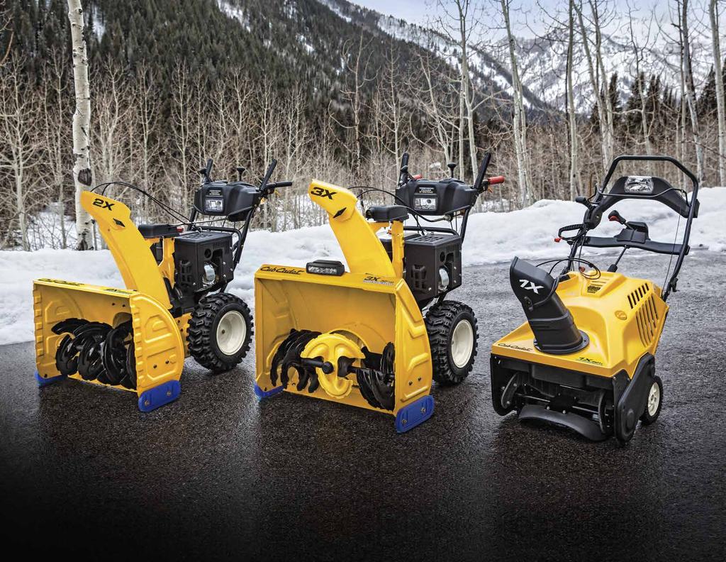 CHOOSING THE RIGHT SNOW THROWER IS AS EASY AS 1, 2,.
