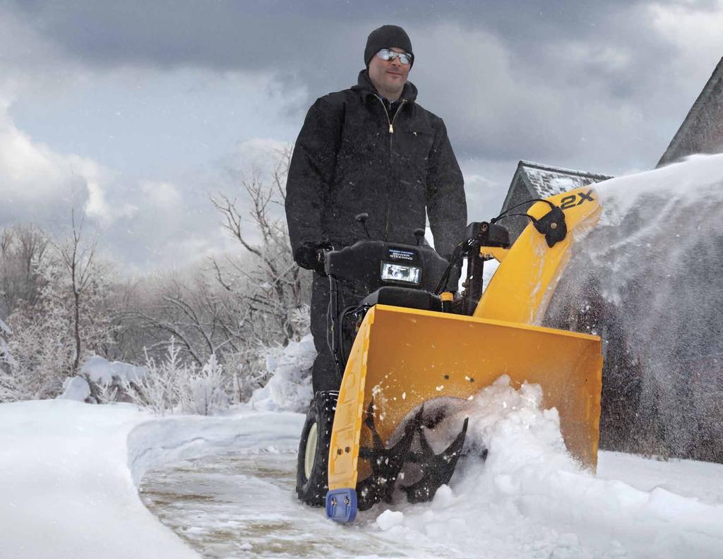 PURE POWER WITH EASY HANDLING. Tackle winter weather on any surface with two-stage power.
