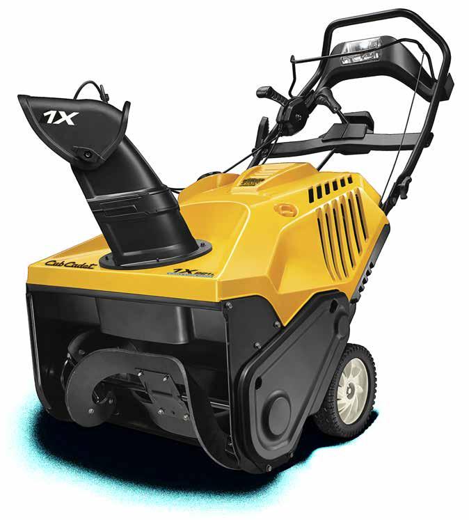 EASY FROM THE START: Crank up the powerful Cub Cadet OHV engine with push-button electric