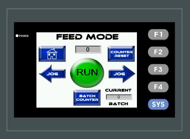 Feeder Mode Feed mode is the mode to run your NUMBER PRO TOUCH as a feeder into our CountCoat UV Coater.